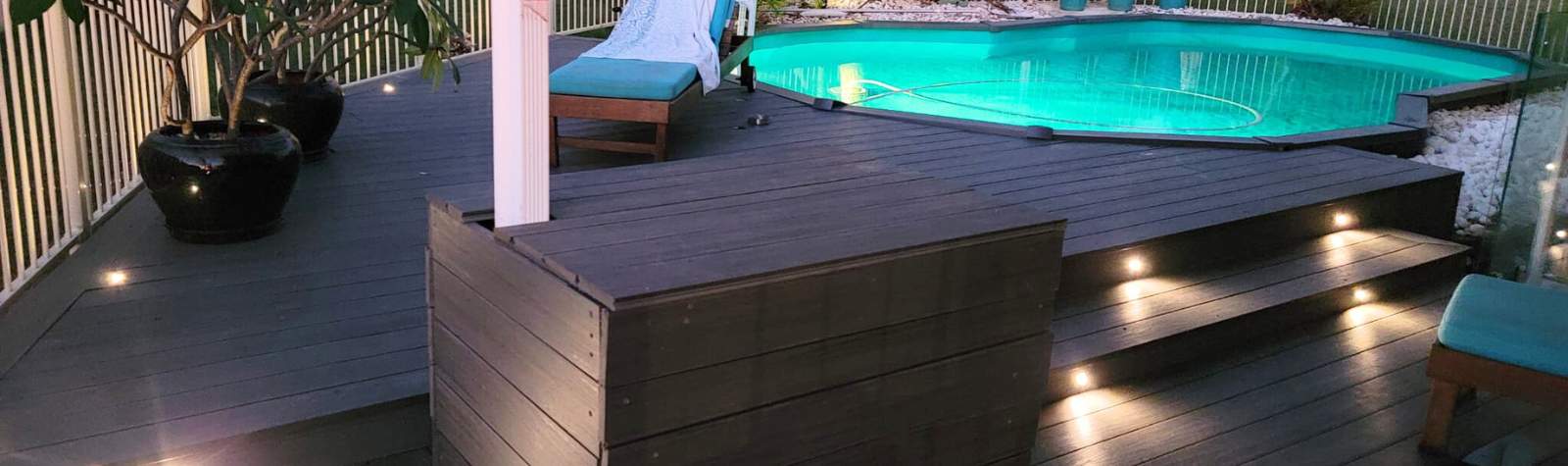 Resort Style Backyard Pool Deck