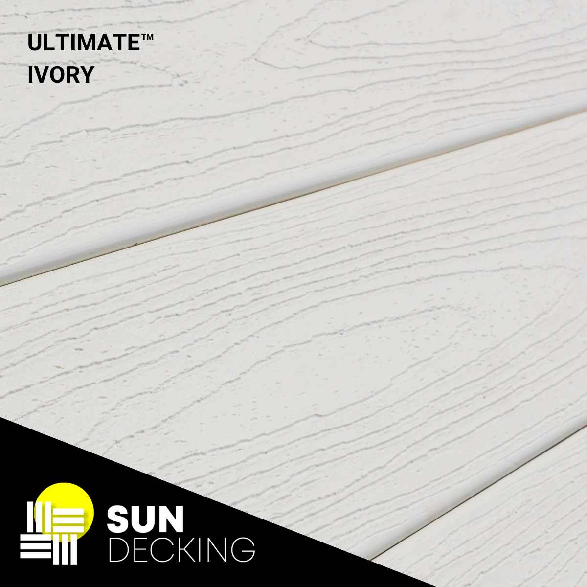 ultimate decking board ivory
