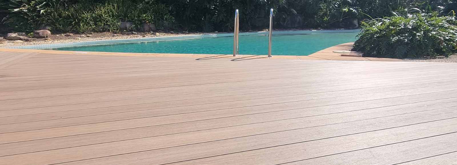 Blue C Coolangatta poolside deck with ELITE Beech